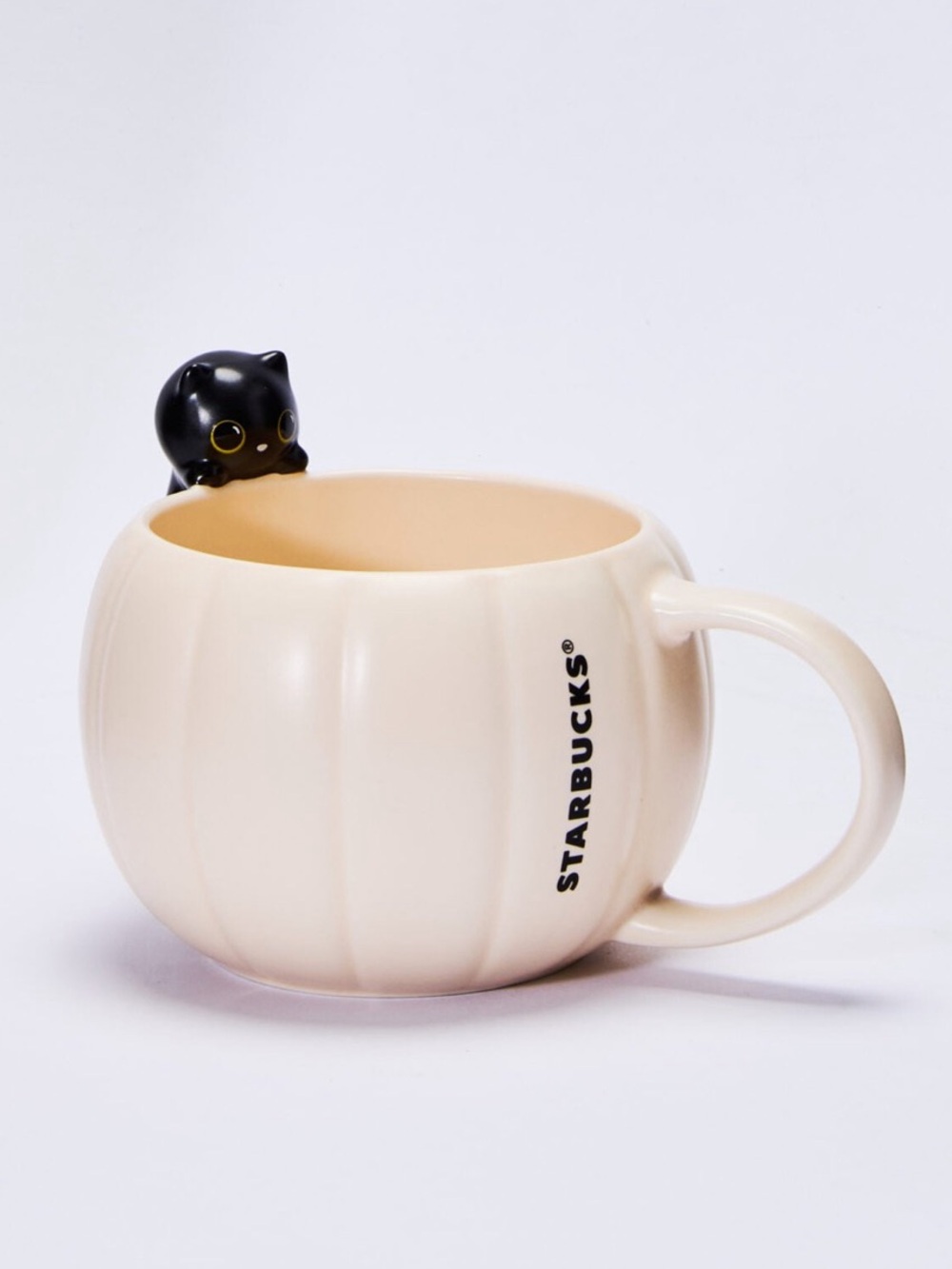 Starbucks Black Cat Pumpkin Mug
